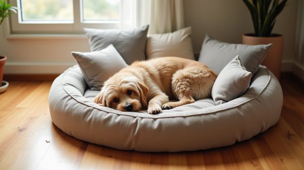 Coussin déhoussable pour un confort optimal de votre chien