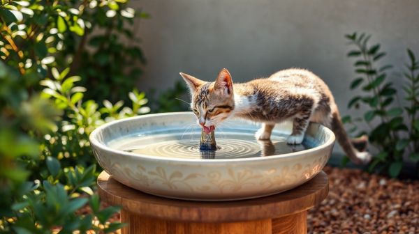 Guide des fontaines à eau en céramique tendance pour chats